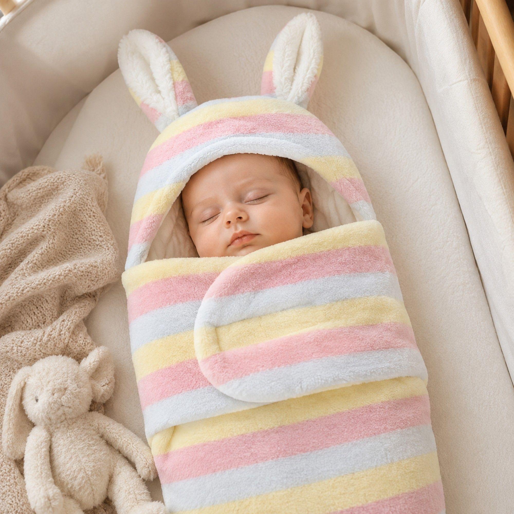 Saco de Dormir para Bebé con Orejitas – Suave y Térmico-2