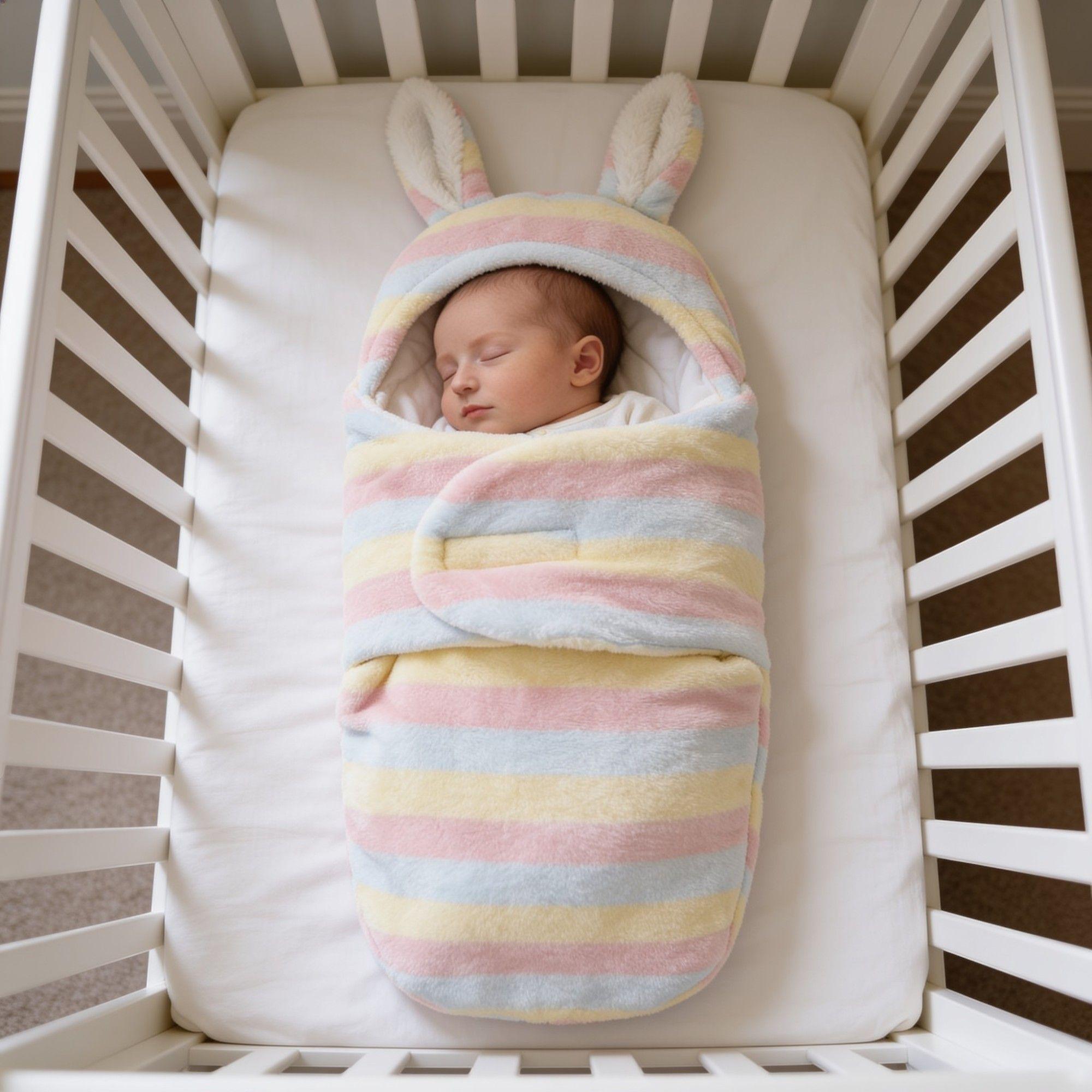 Saco de Dormir para Bebé con Orejitas – Suave y Térmico-3