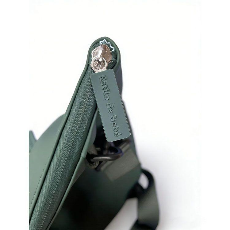 Mochila Maternal con Cambiador Unisex Impermeable Verde-3