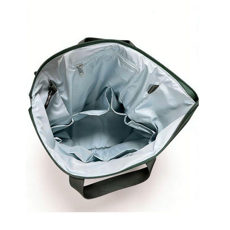 Mochila Maternal con Cambiador Unisex Impermeable Verde-4