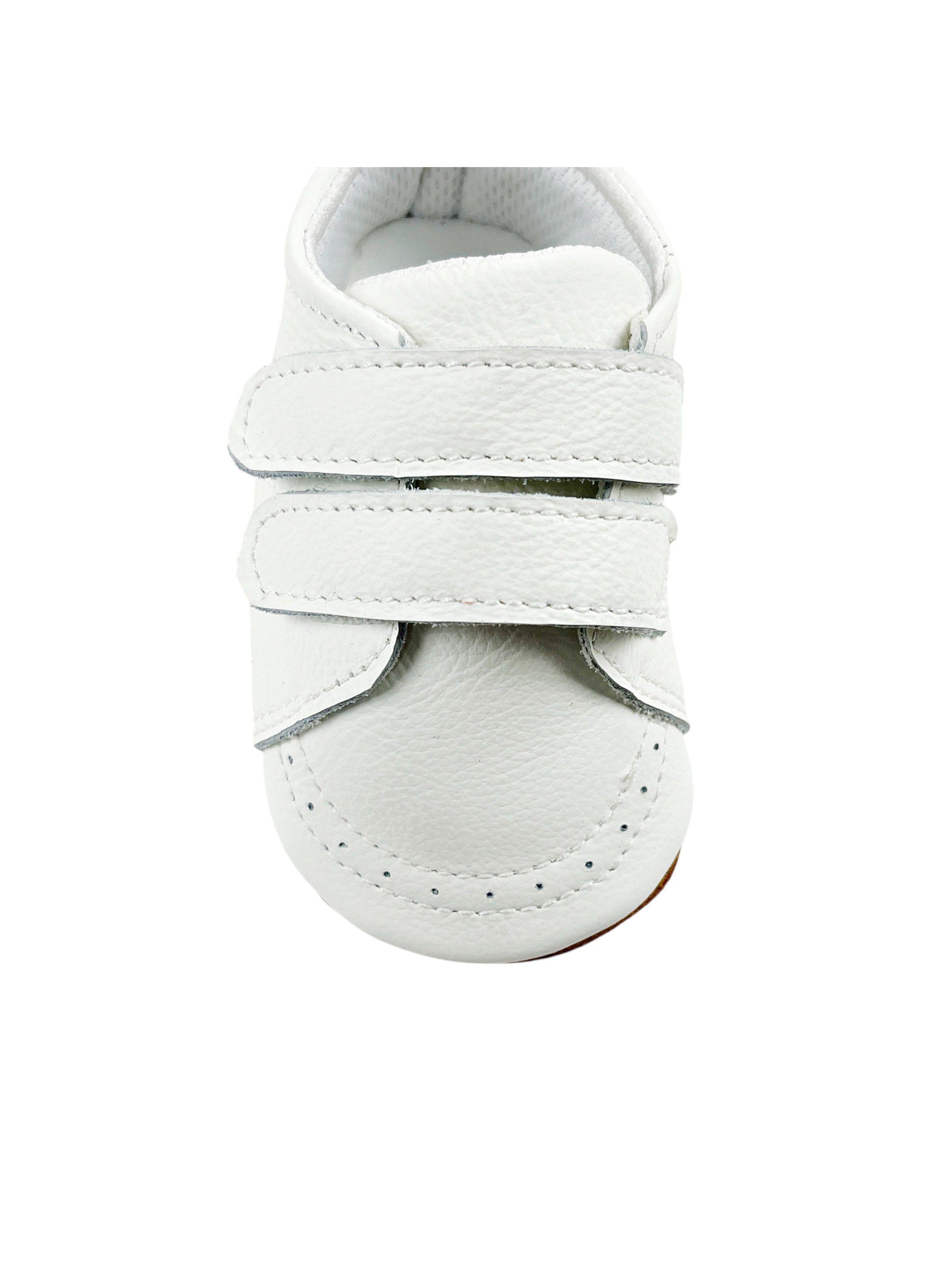 Zapatos Bebé Cuero Blanco Primeros Pasos-5