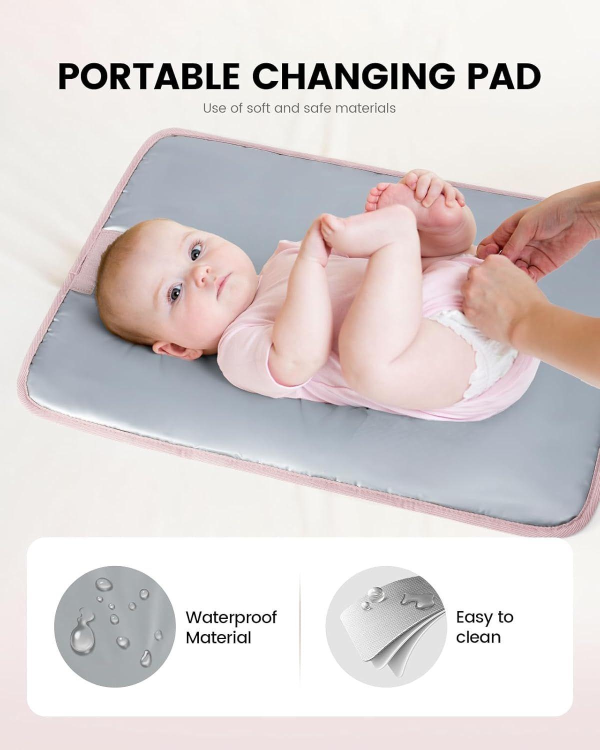 Mochila Maternal 30L Rosa-7