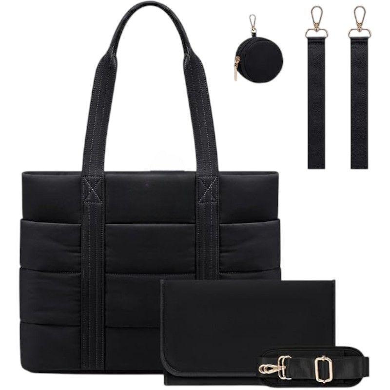 Bolso Maternal Puffer Emma Ligero Elegante y Funcional-0