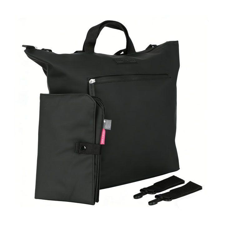 Mochila Maternal con Cambiador Unisex Impermeable Negro-4