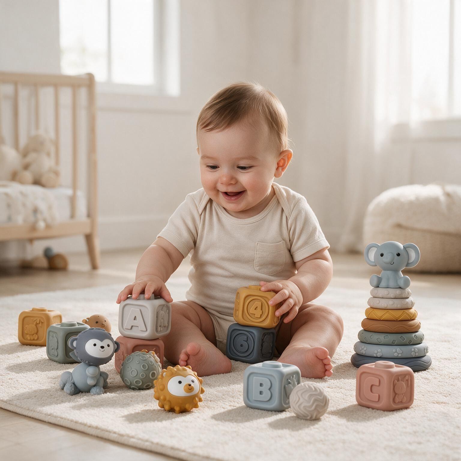 Set Sensorial 3 en 1 para Beb 19 Piezas 6M-1