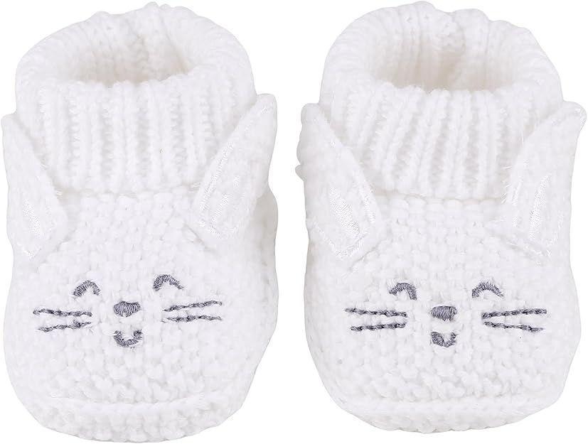 Zapatitos de bebé RN en crochet suaves y abrigados-0