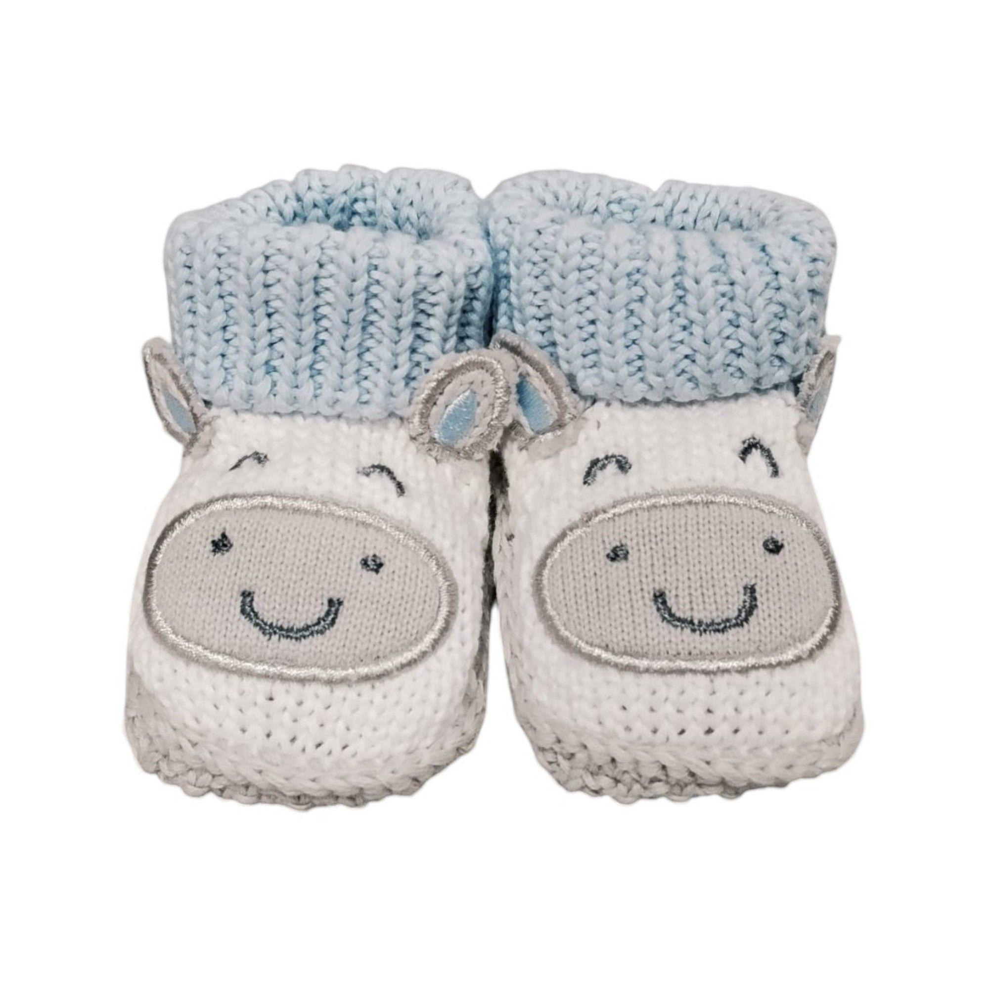 Zapatitos de bebé RN en crochet suaves y abrigados-0