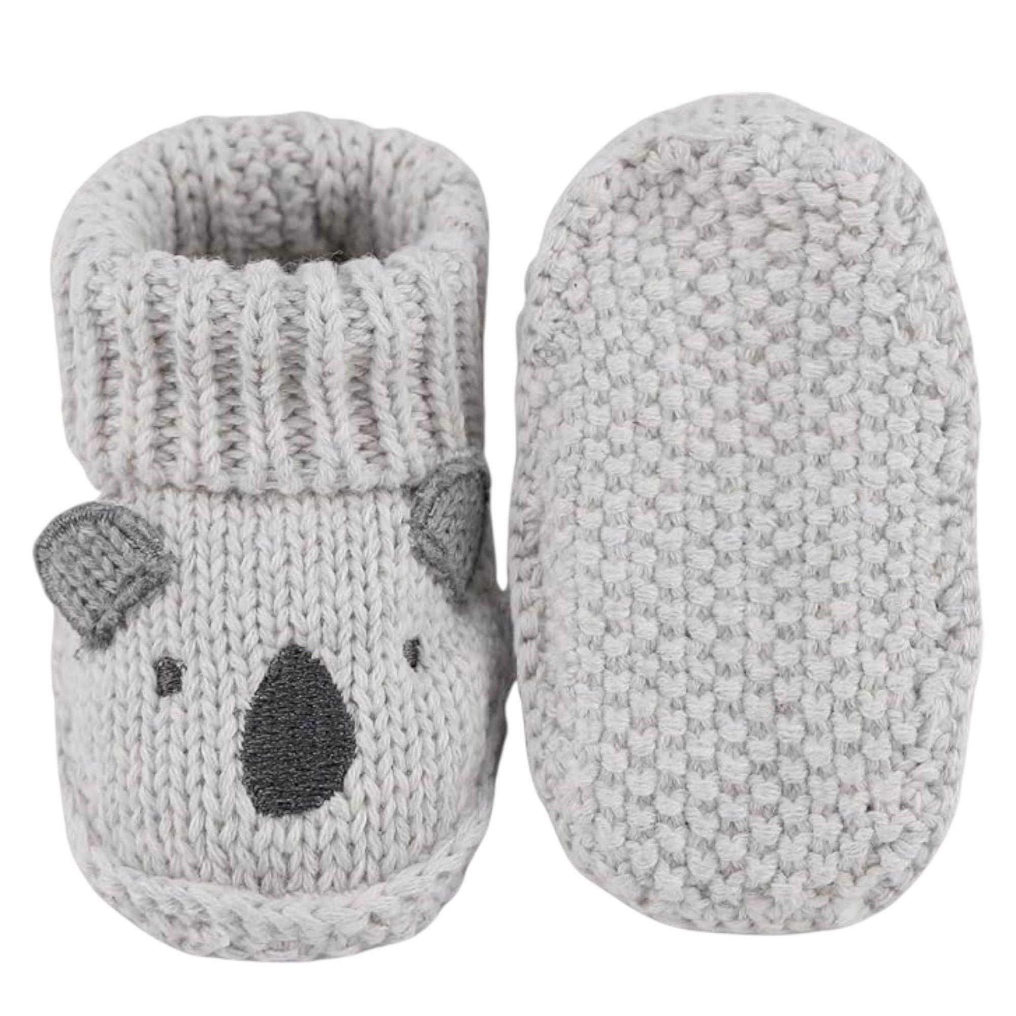 Zapatitos de bebé RN en crochet suaves y abrigados-2