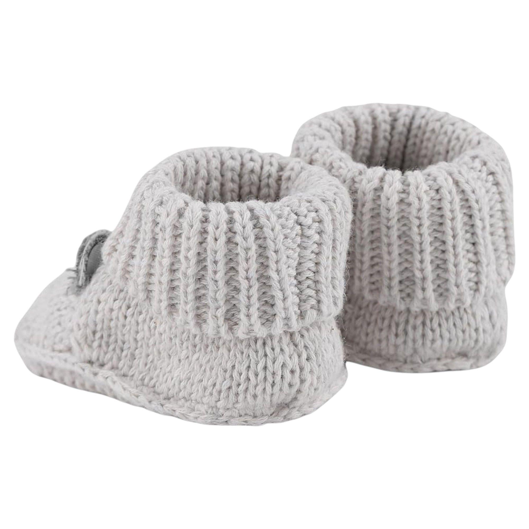 Zapatitos de bebé RN en crochet suaves y abrigados-3