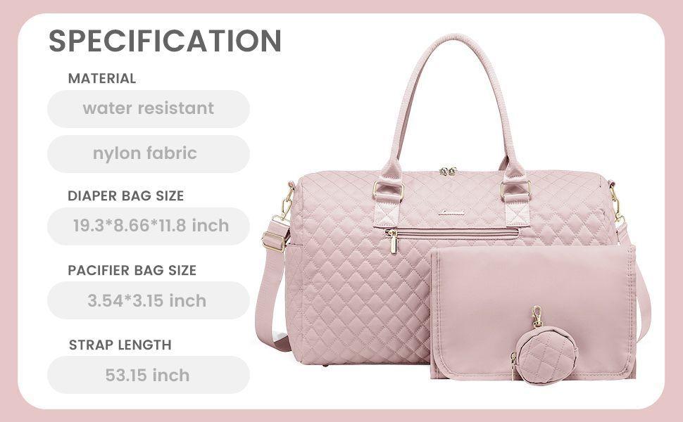 Bolso Maternal Alma Pañalera Acolchada Multifuncional con Muda y Accesorios-7