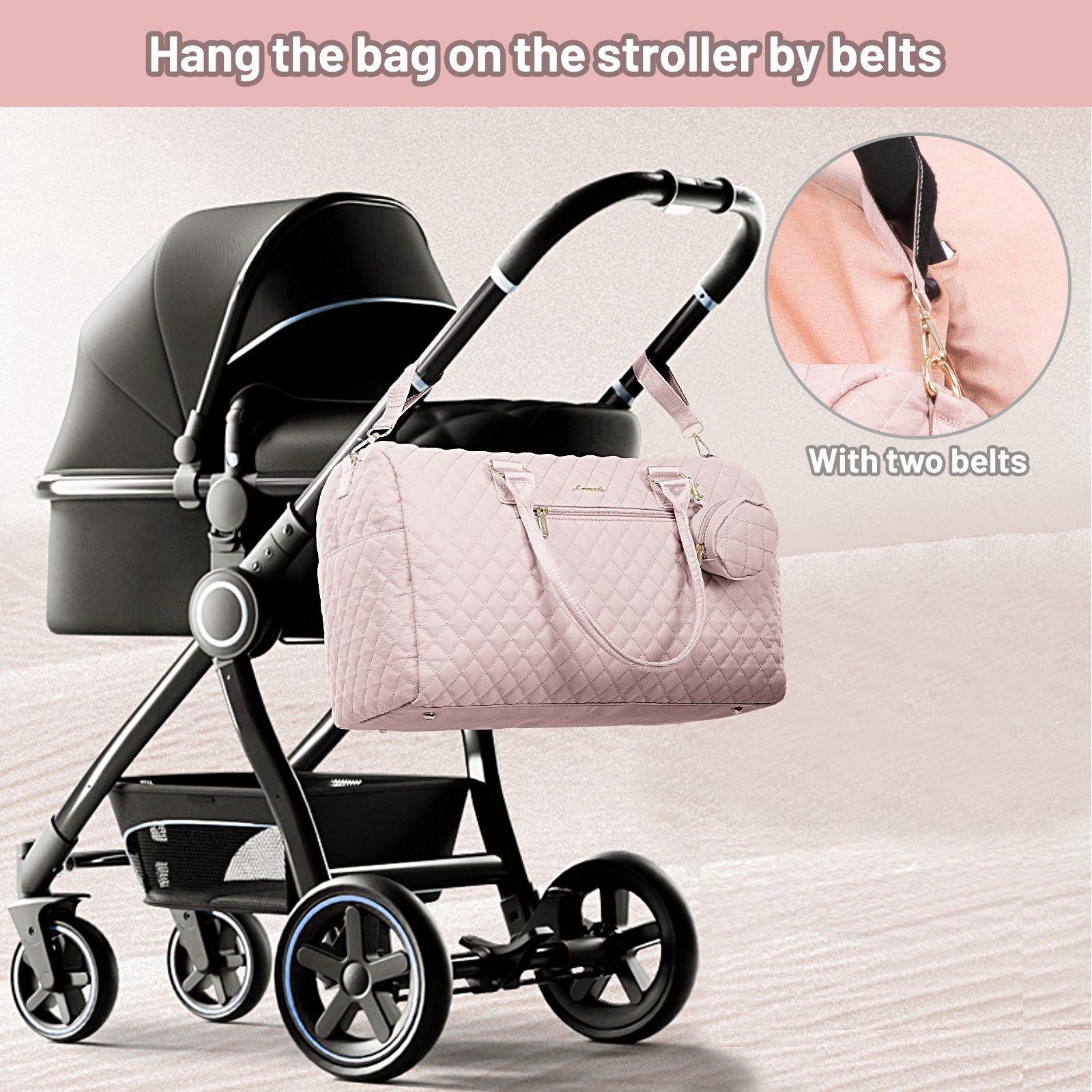 Bolso Maternal Alma Pañalera Acolchada Multifuncional con Muda y Accesorios-8