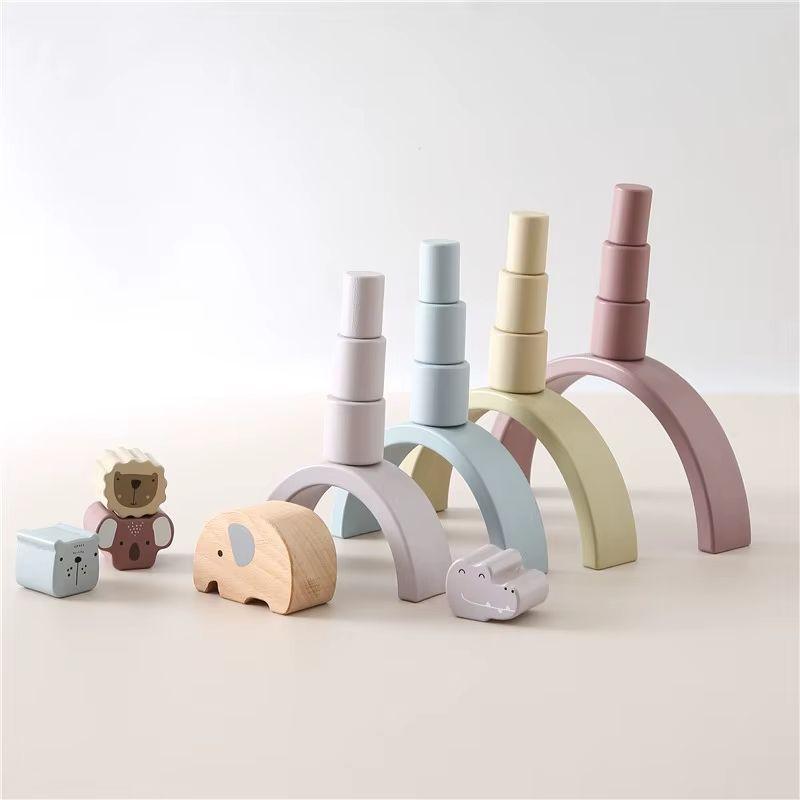 Juego Montessori de Madera Equilibrio de Animales-2