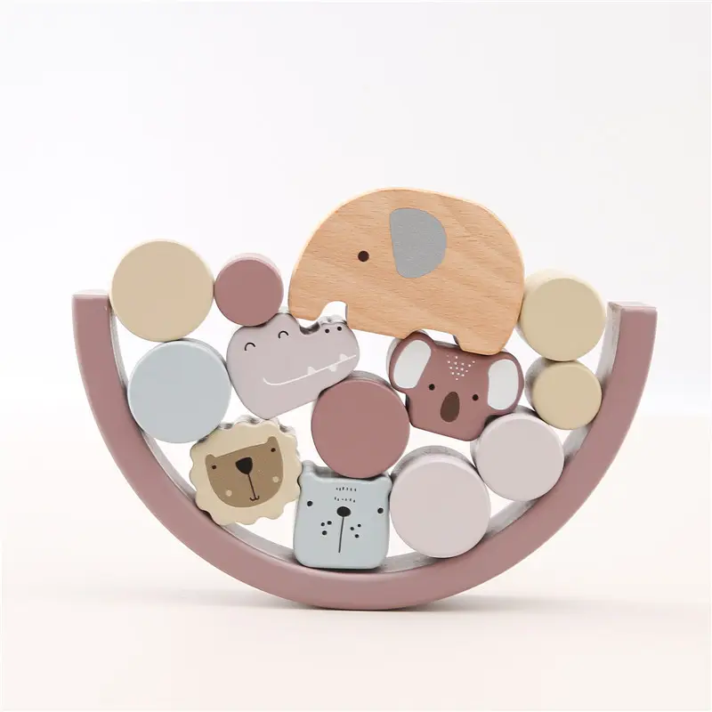 Juego Montessori de Madera Equilibrio de Animales-7