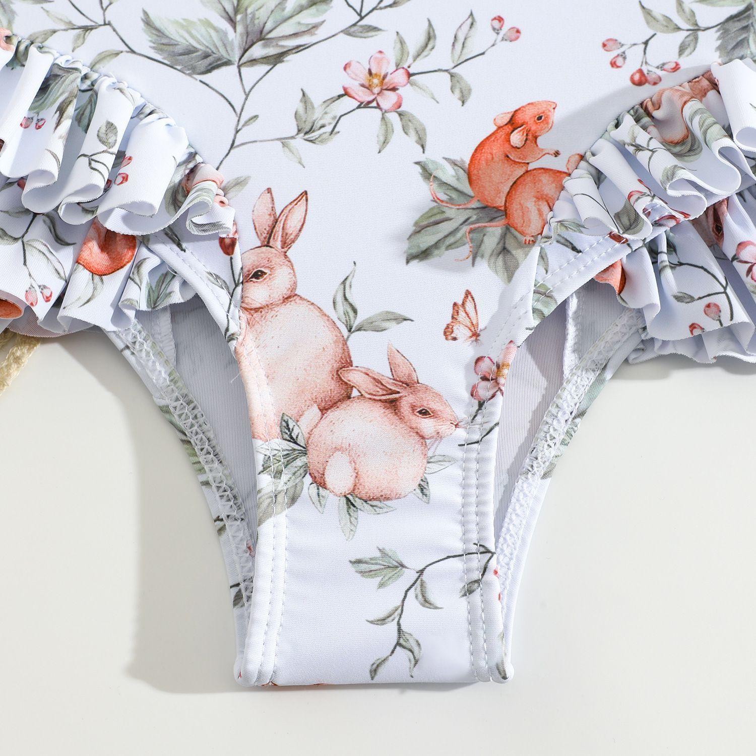 Traje de Baño Niña 2 Piezas Diseño Bosque SensiBlue-2