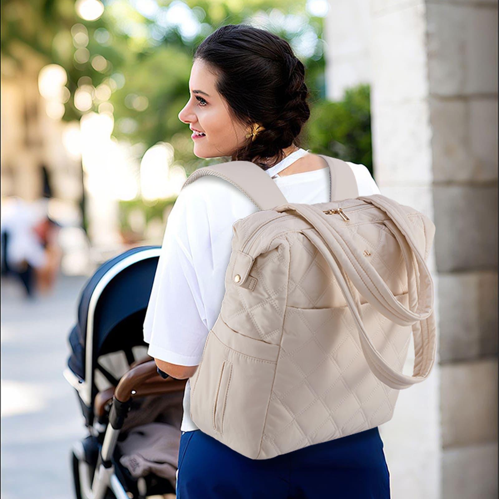 Bolso Maternal Victoria Acolchado 2 en 1 con Mudador-2
