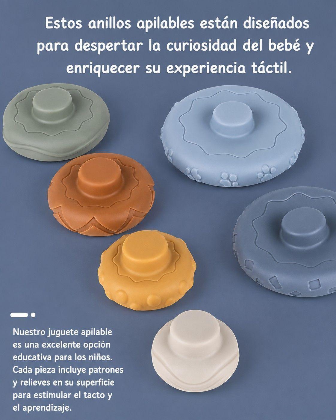 Torre Apilable Sensorial Koala 6M Montessori-4