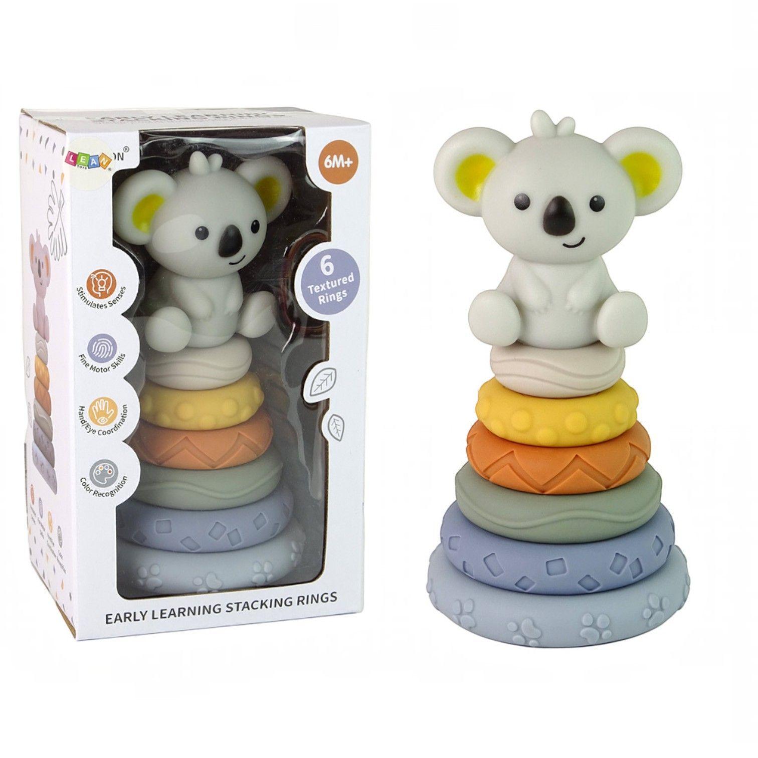 Torre Apilable Sensorial Koala 6M Montessori-6