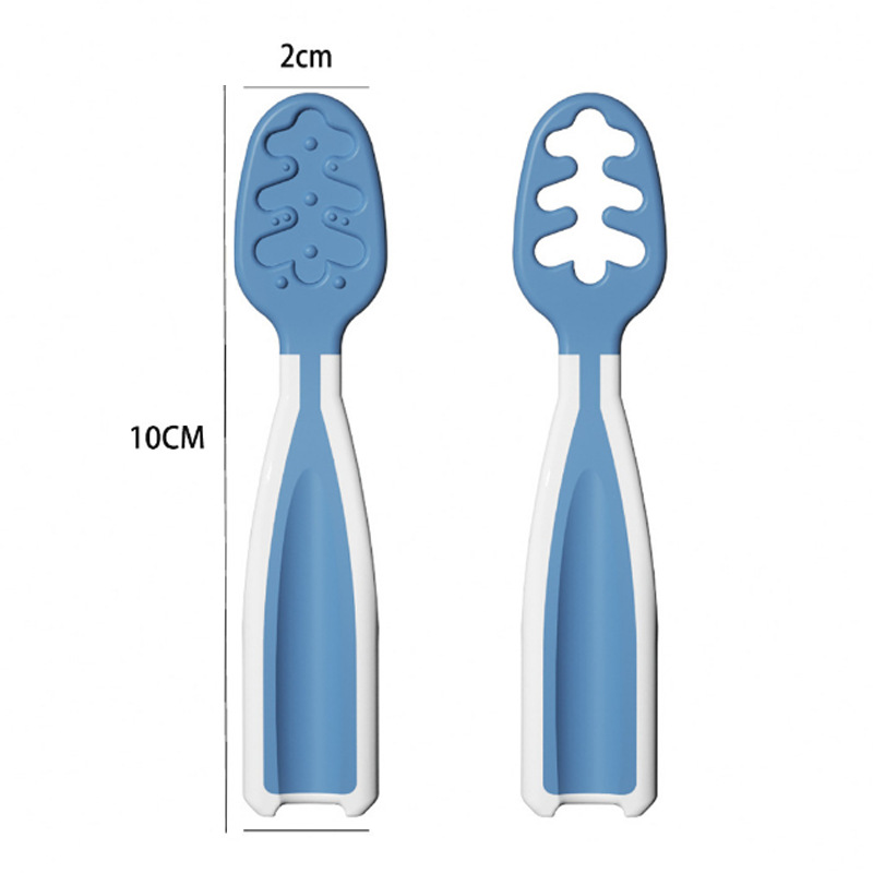 Set de 2 Pre Cucharas de Aprendizaje para Beb 4 Meses SensiBlue-3