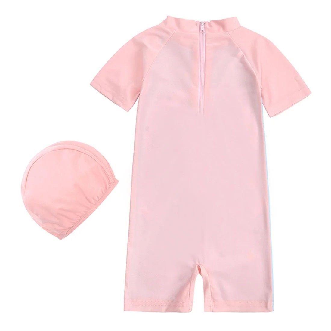 Traje de Baño Niña Unicornio UPF50 con Gorro SensiBlue-2