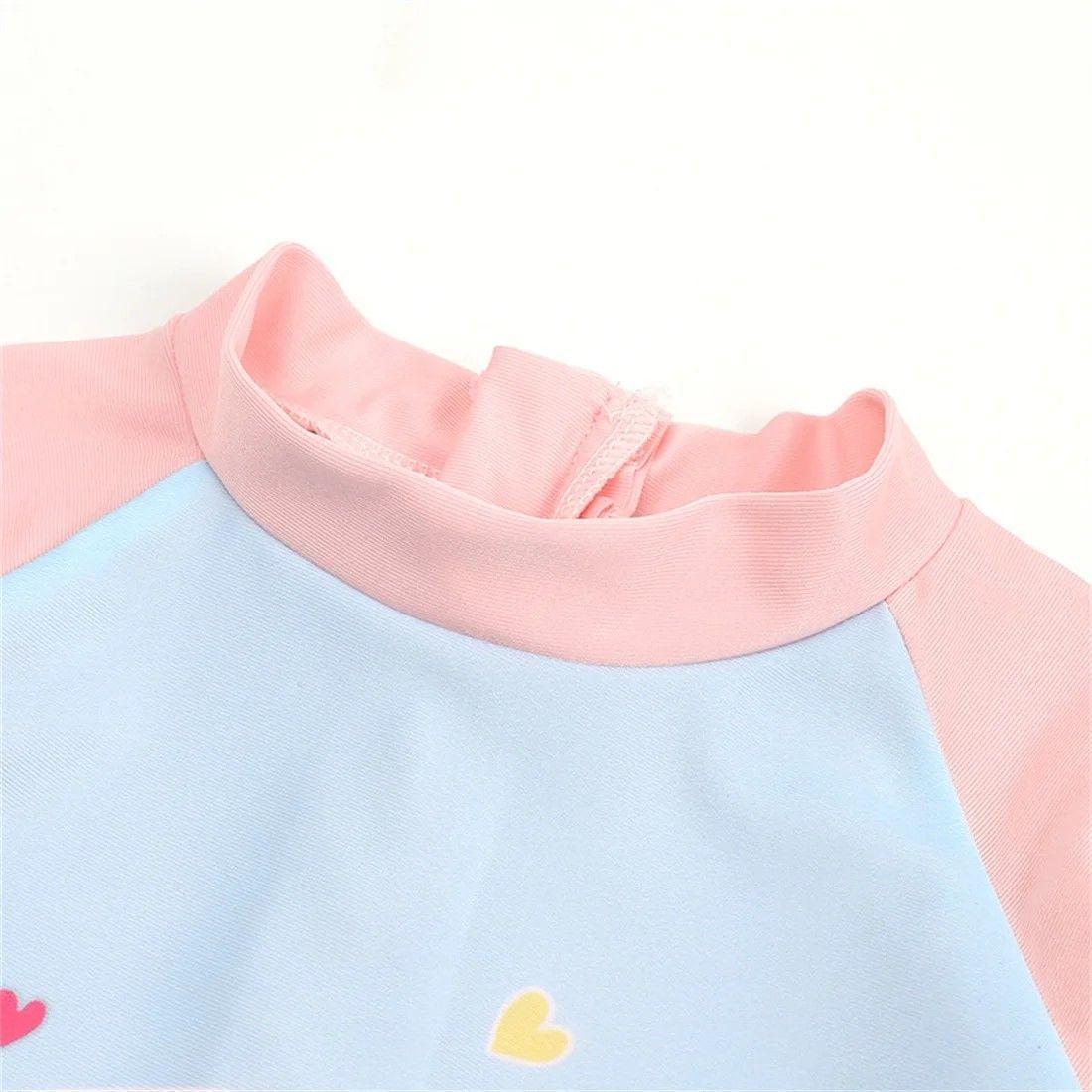 Traje de Baño Niña Unicornio UPF50 con Gorro SensiBlue-4