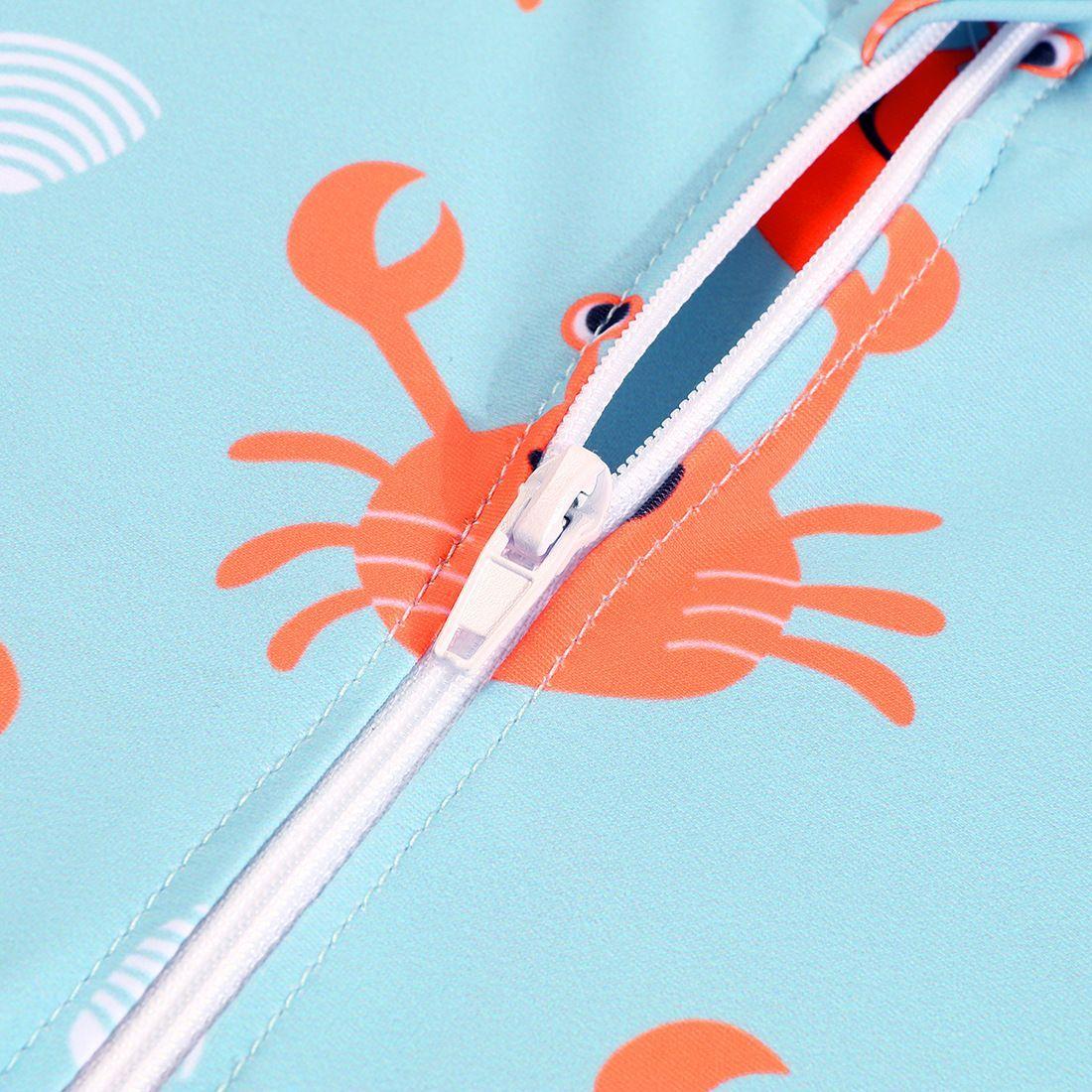 Traje de Baño Niño Modelo Cangrejo con Protección Solar UV-1