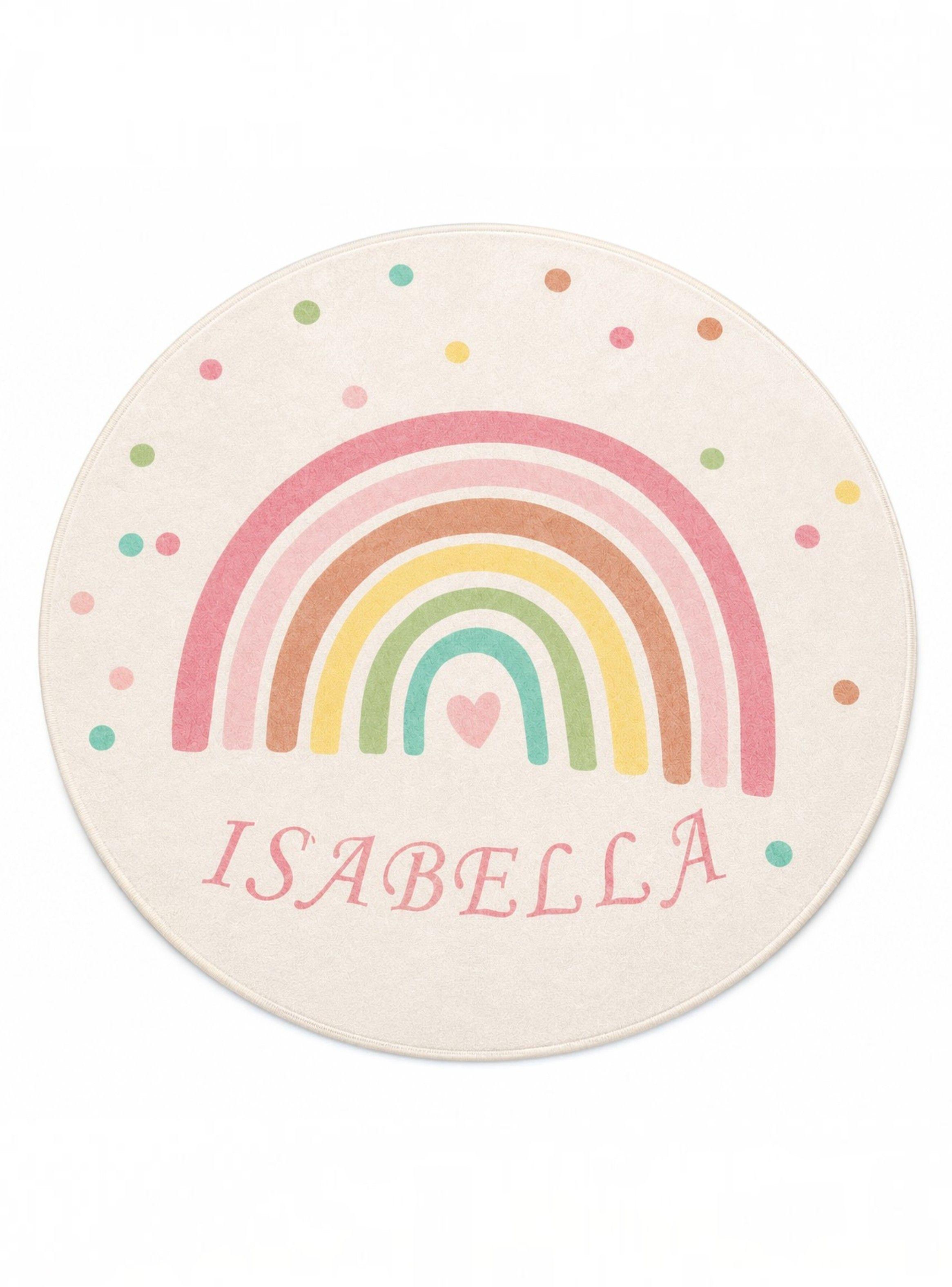 Alfombra Infantil Arcoiris Isabella-0