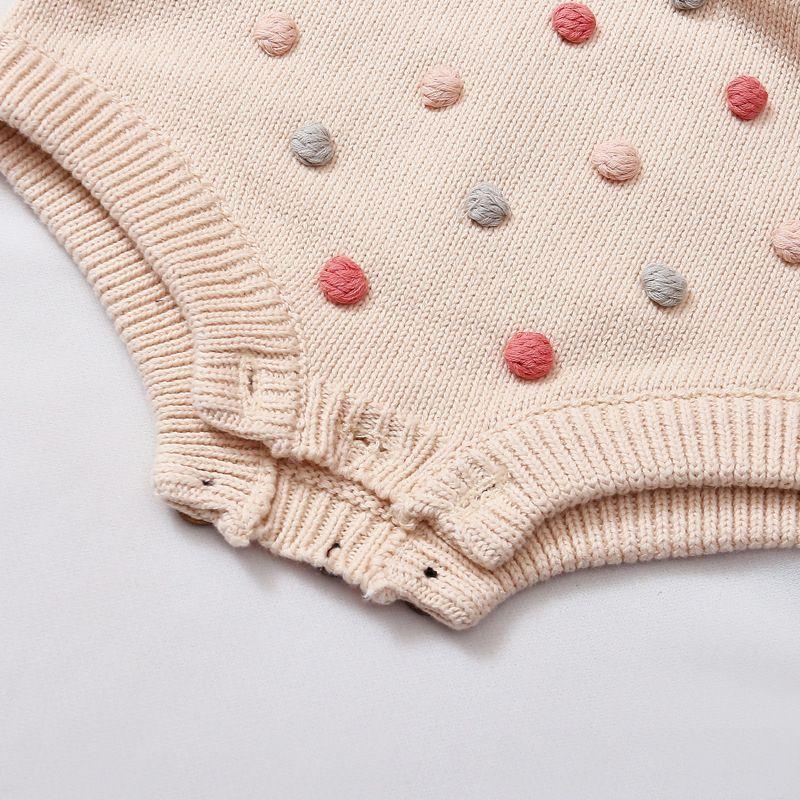 Enterito Tejido 100 Algod n con Pompones Beb-3