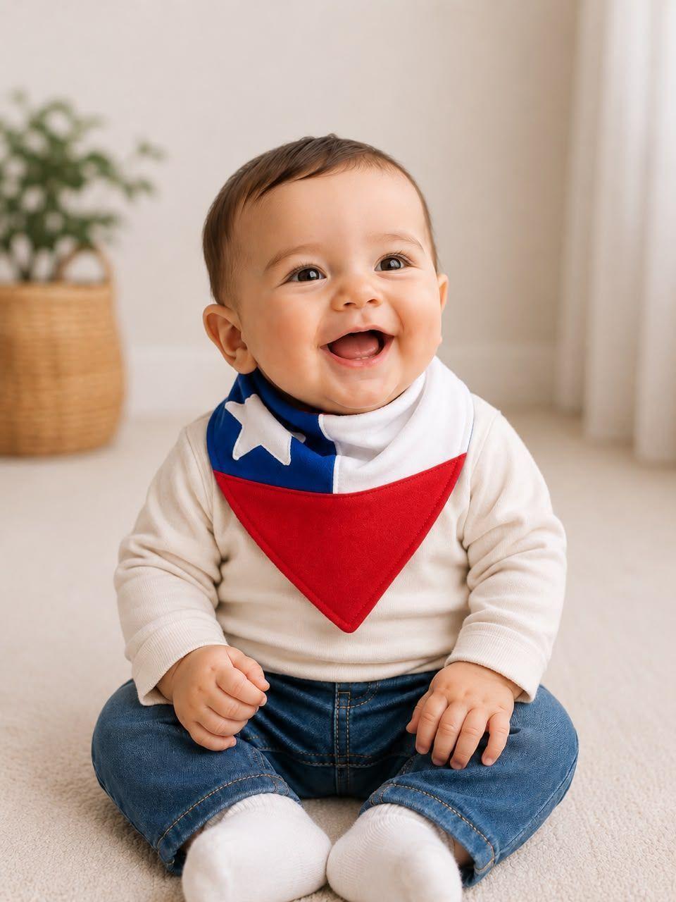 Babero Bandana Colección Chile Lindo-1
