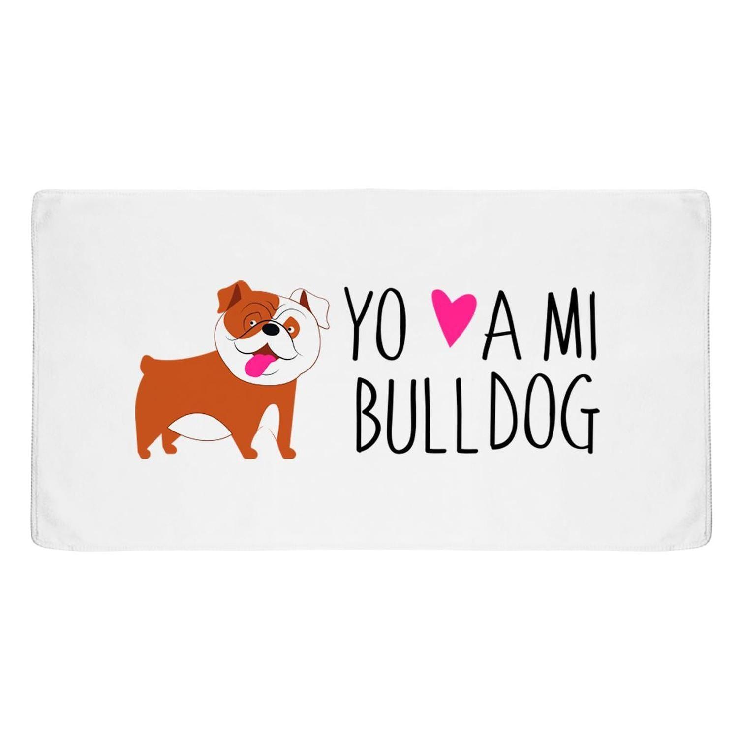 Toalla Deportiva de mano - Microfibra - Bull Dog Ingles-0