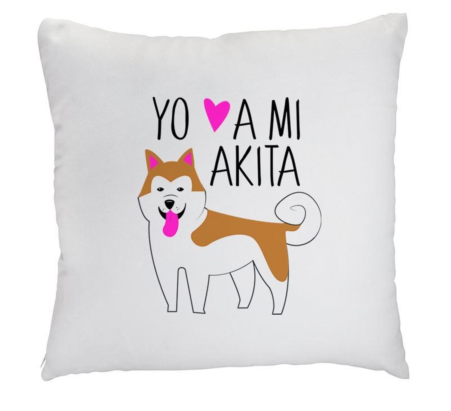 Cojín - Akita blanco-0