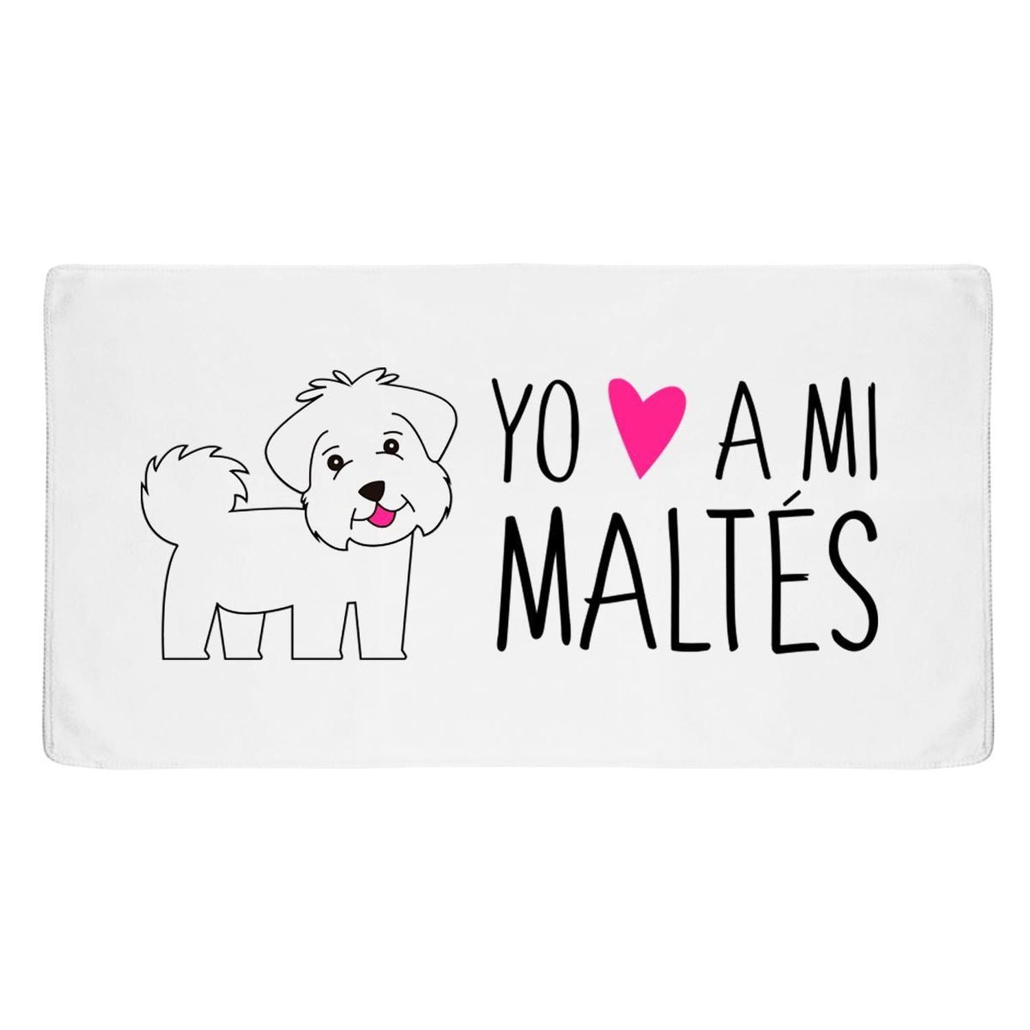 Toalla Deportiva de mano - Microfibra - Maltés-0