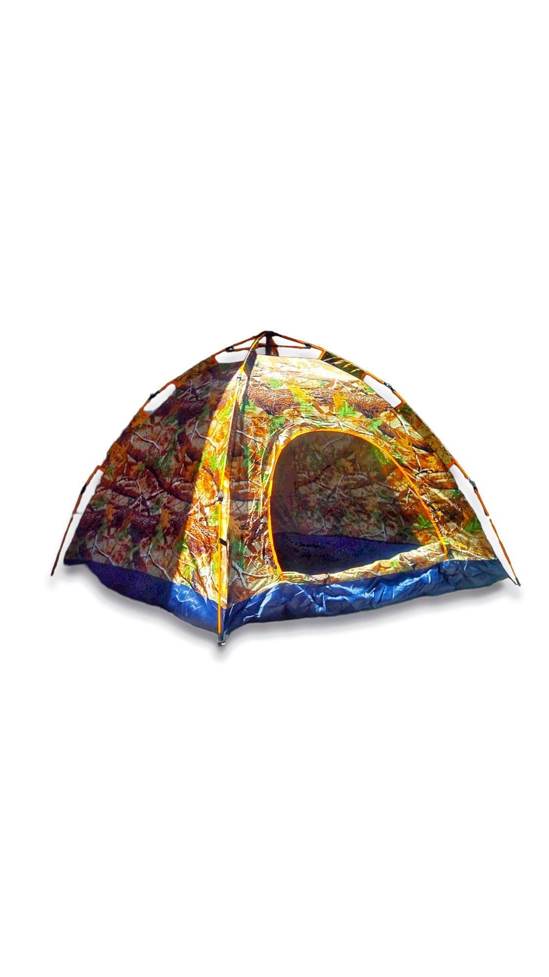Carpa Para Camping 4 Personas Multicam Militar Aut-1
