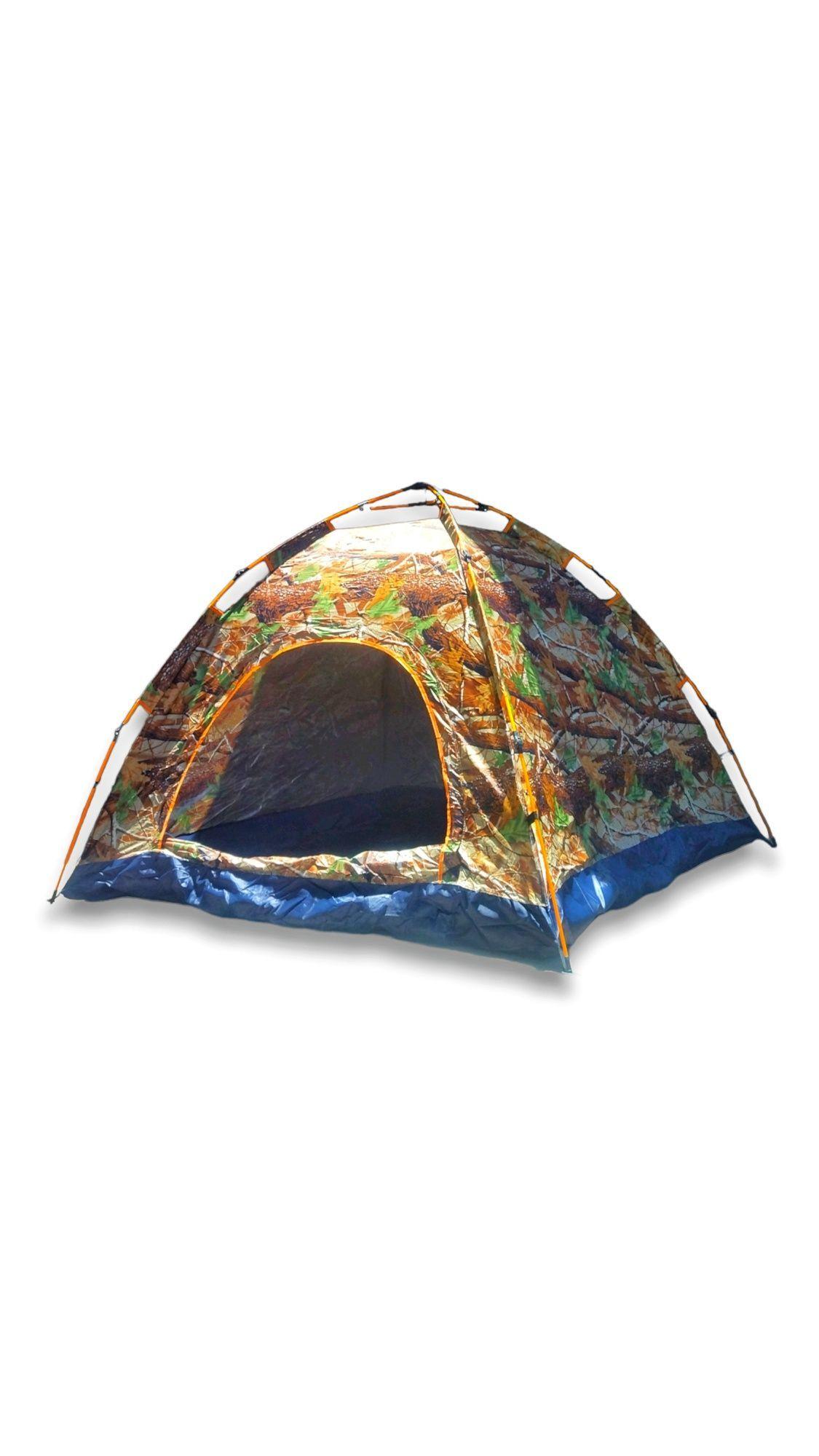 Carpa Para Camping 4 Personas Multicam Militar Aut-0