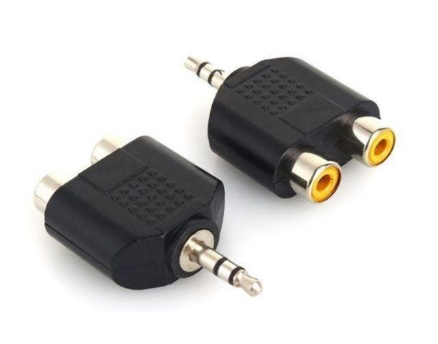 Adaptador Plus 3.5 A 2 Rca-H-0