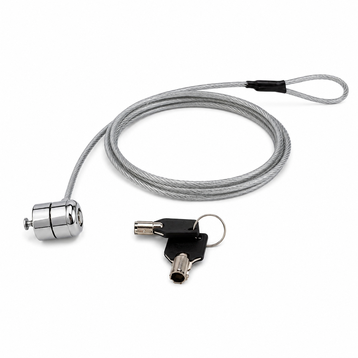 Candado Seguridad PARA NOTEBOOK F&k Technology Con 2 Llaves-2