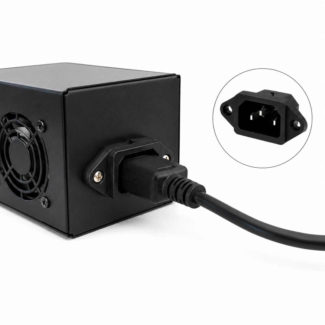 Adaptador Enchufe Adaptador De Corriente Macho 10A/250v-2