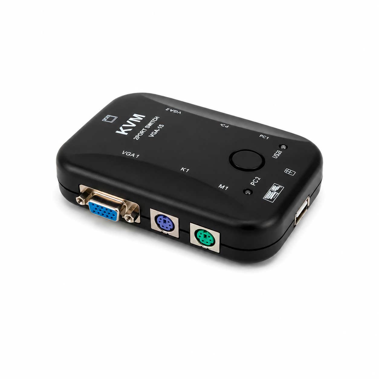 Adaptador Kvm 1/2 Switch 2 Pc-2
