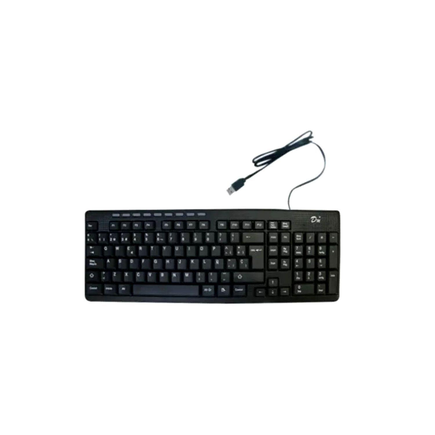 Teclado USB Color Negro-0