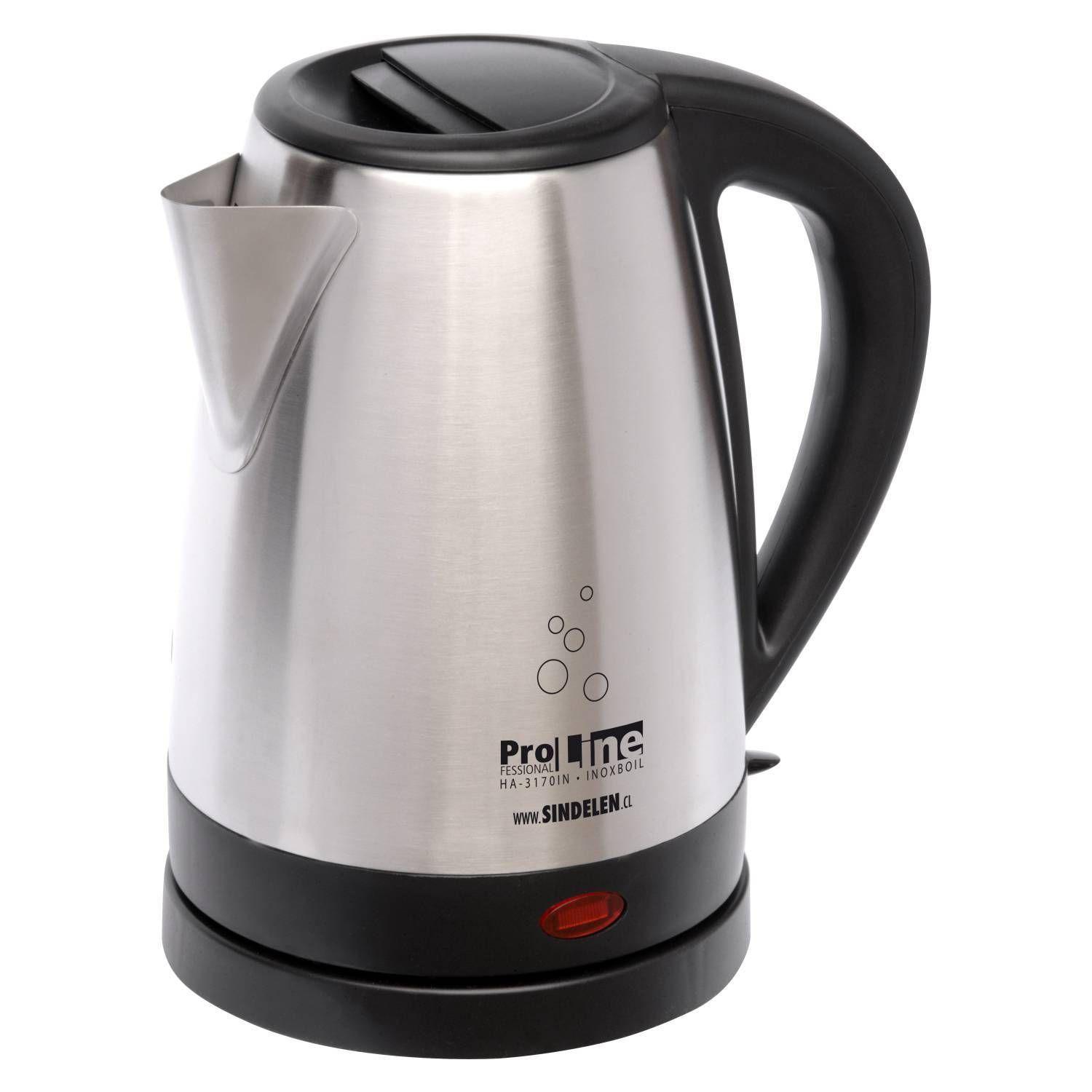 Hervidor de Agua Electrico Tetera vidrio 2 Litros.-0