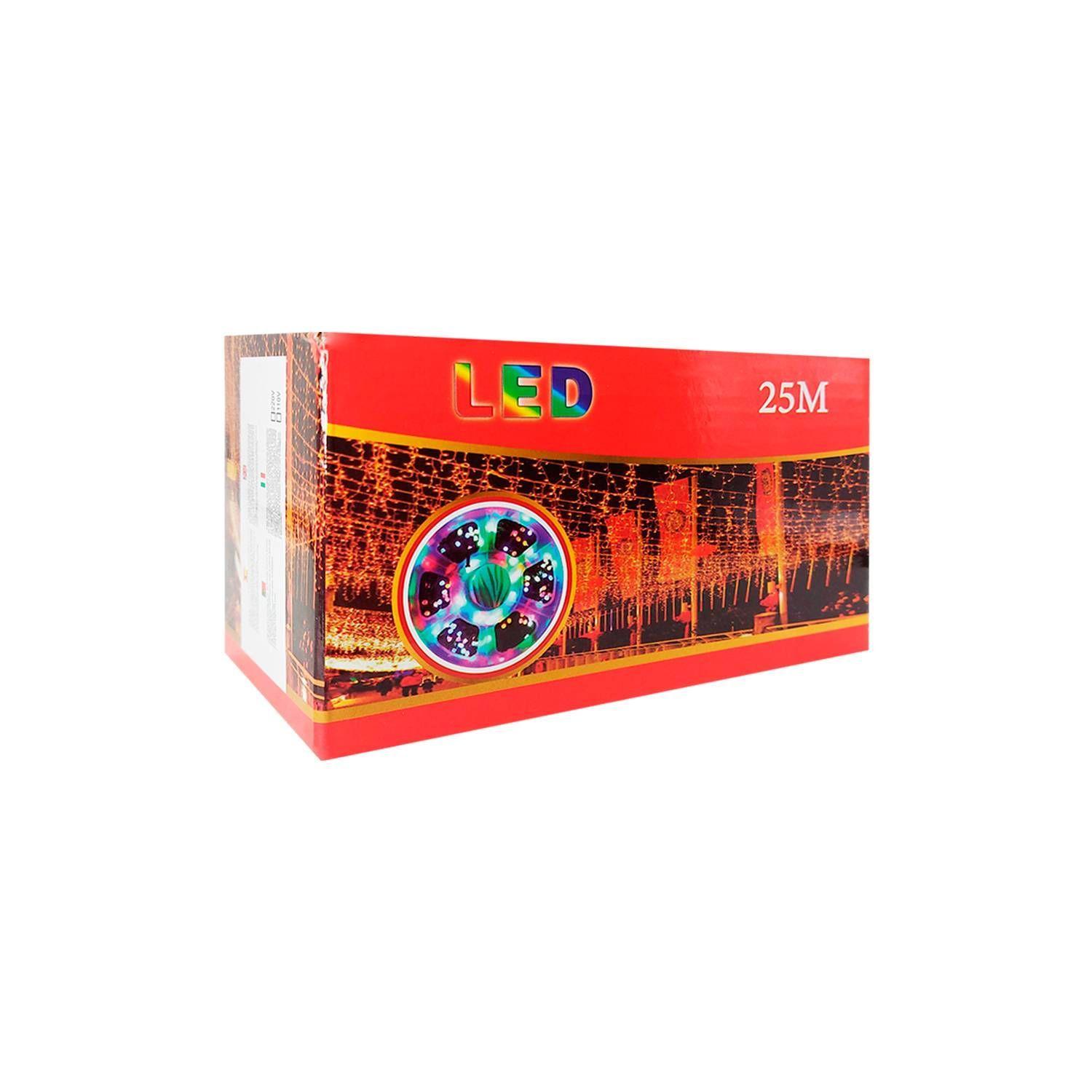 Guirnalda 25 Metros De Largo Con 250 Luces LED Color-0