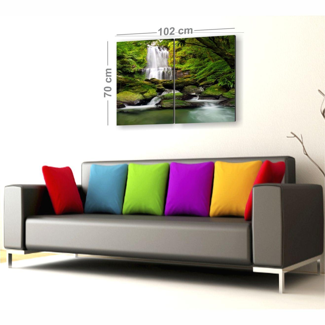 Cuadro Decorativo Paisaje Verde Humedo Dip -1