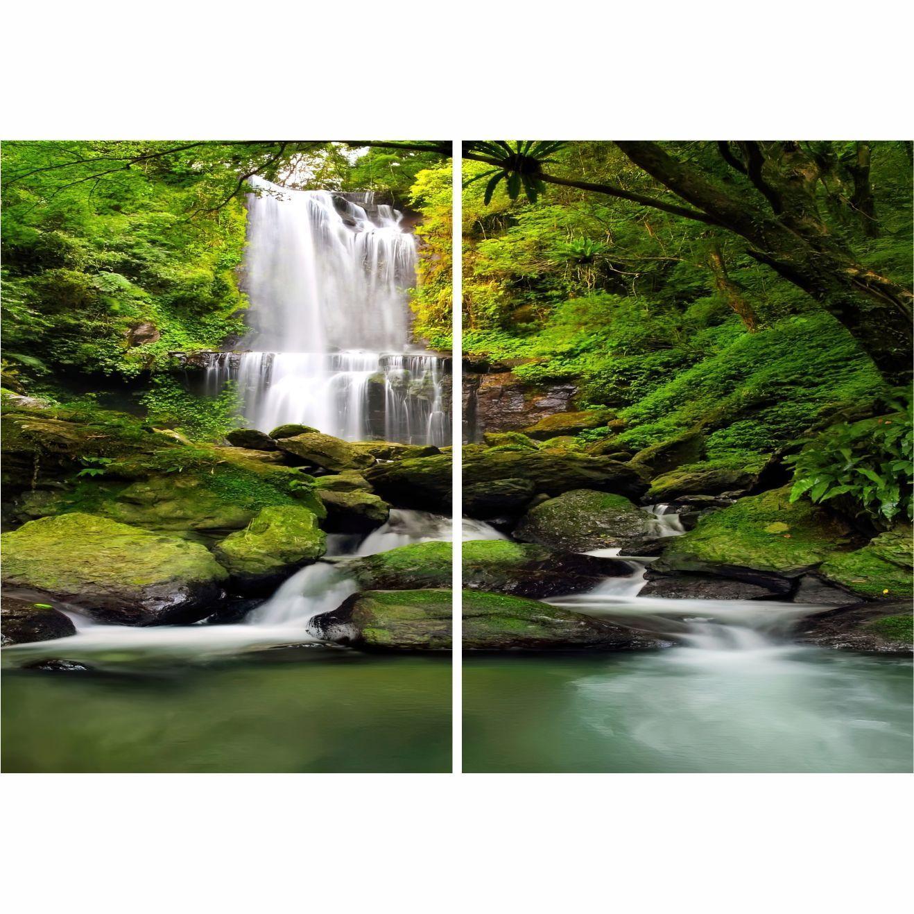Cuadro Decorativo Paisaje Verde Humedo Dip -2