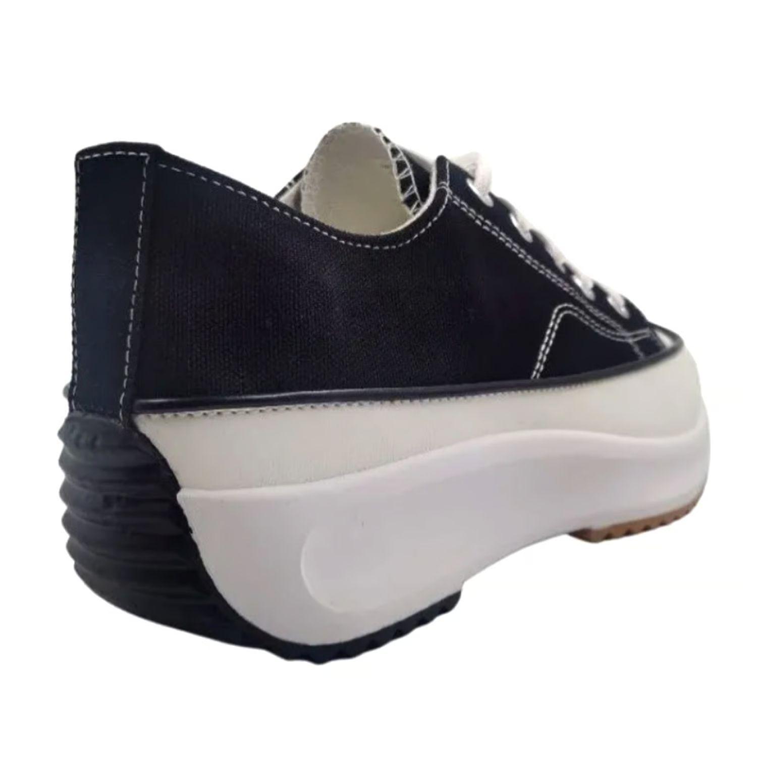 Zapatillas Lona Plataforma Run Mujer Urbanas -4