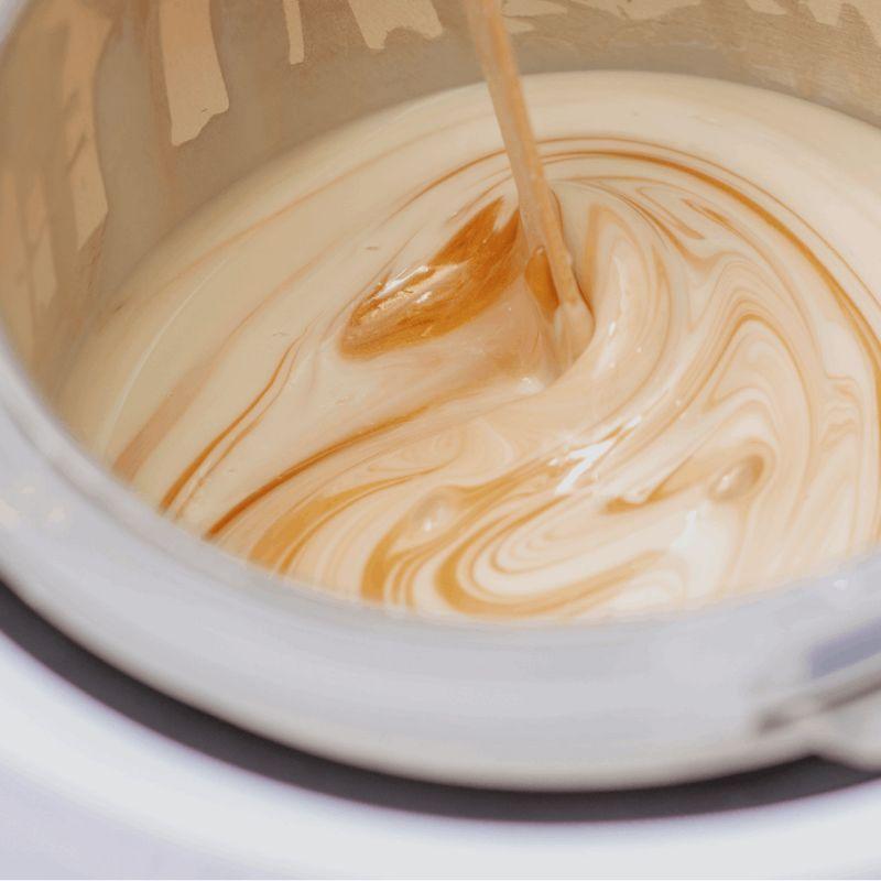 Cera Depilatoria Elástica Premium Italwax Chocolate Blanco-4