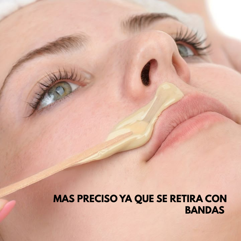 Cera en Depilatoria Chocolate Blanco Lata 400 gr Italwax-3
