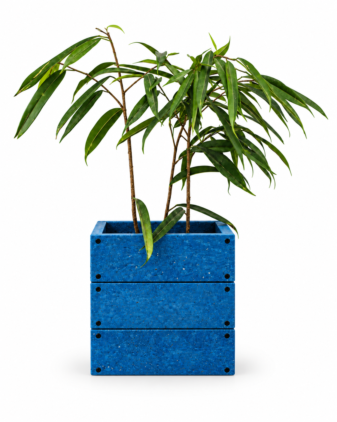 Macetero Sustentable Calipso de plastico reciclado 30x30x30-0