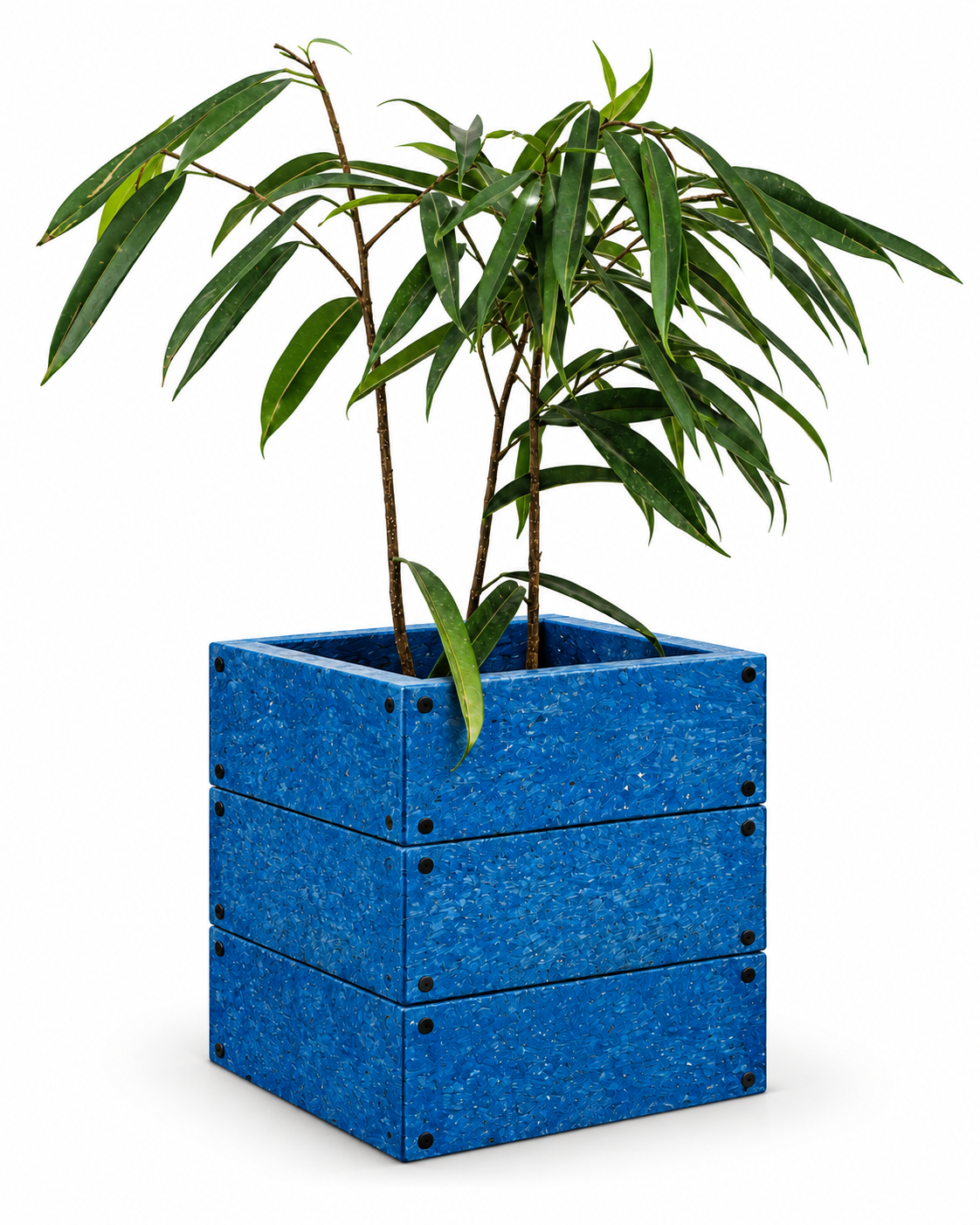 Macetero Sustentable Calipso de plastico reciclado 30x30x30-2