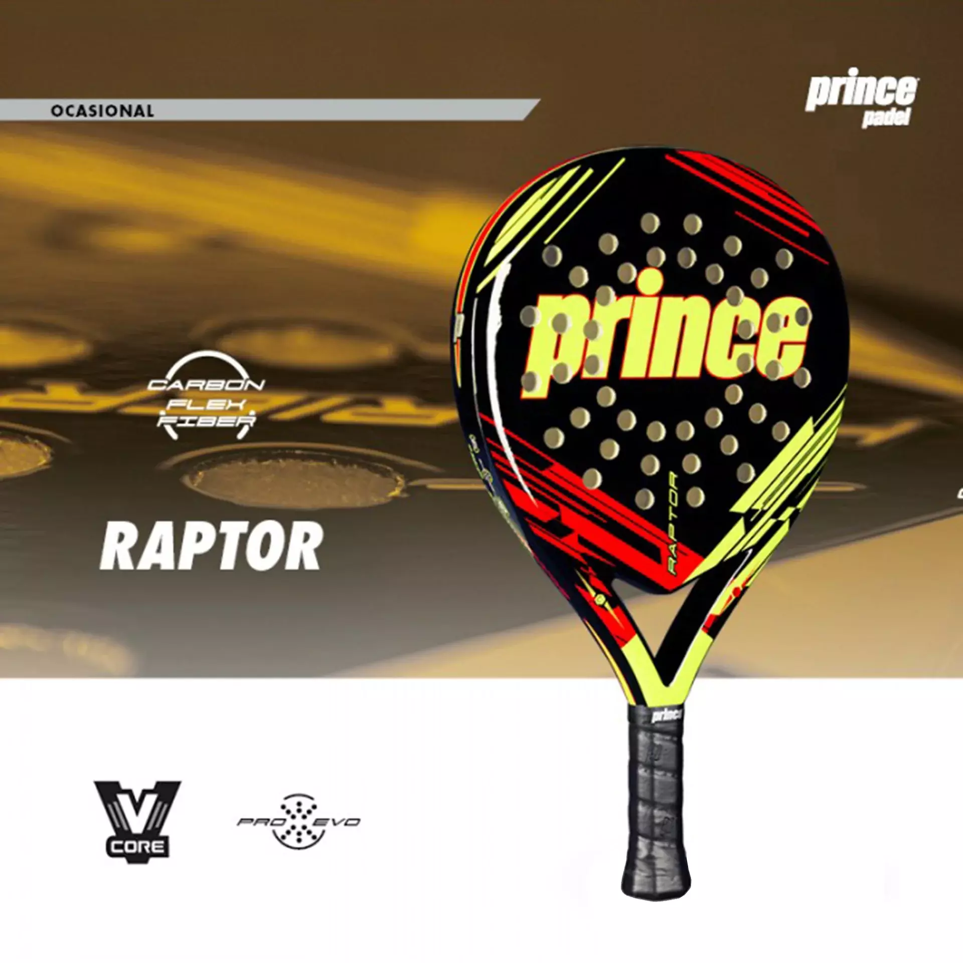 Pala Pádel Prince Raptor-3