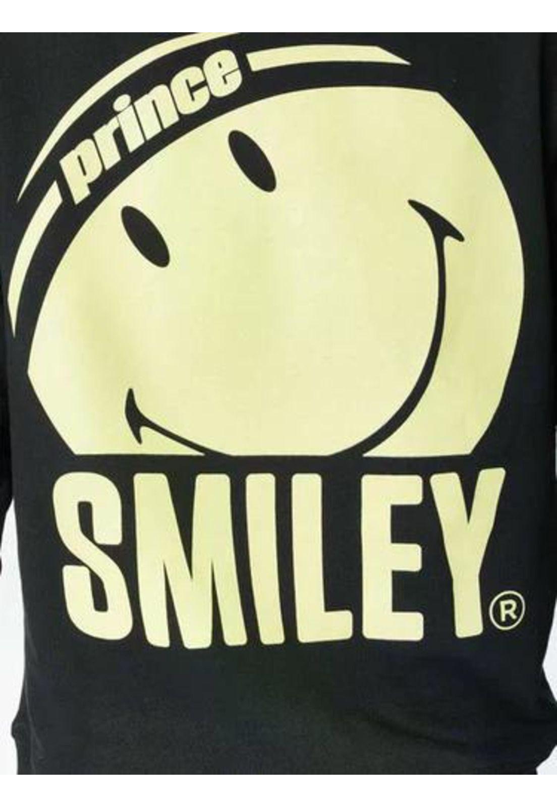 Polerón Prince x Smiley Icon Hoodie Hombre Negro-5