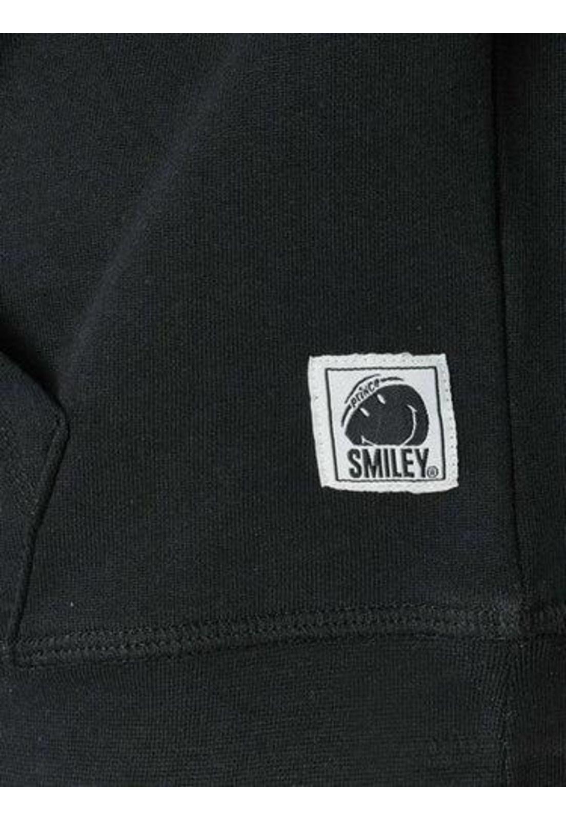 Polerón Prince x Smiley Icon Hoodie Hombre Negro-6